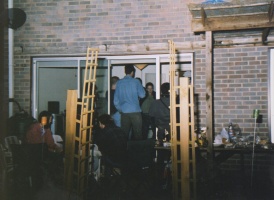 35 lights in the garden