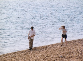 abbie checks the closing time of the asylum
