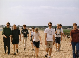 mark explains the universe to toby while abbie examines her foot