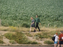 toby and mark hold hands